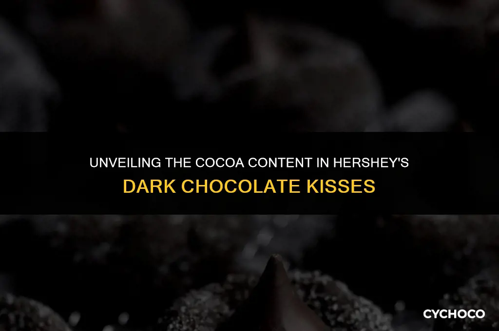 how much cocoa in hershey