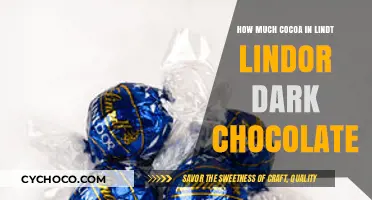 Unveiling the Richness: Lindt Lindor Dark Chocolate's Cocoa Content Revealed