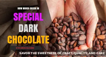 Decoding the Richness: Cocoa Content in Special Dark Chocolate