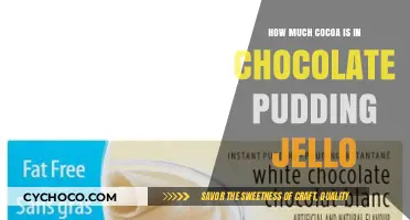 Decoding the Cocoa Content in Your Favorite Chocolate Pudding Jell-O