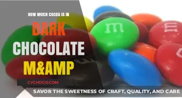 Unveiling the Richness: Cocoa Content in Dark Chocolate M&M's