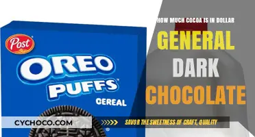 Unveiling the Cocoa Content in Dollar General Dark Chocolate