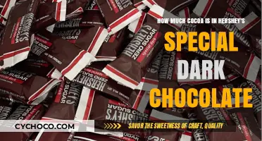 Hershey's Special Dark Chocolate: Unveiling Its Cocoa Content