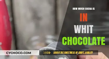 Unveiling the Cocoa Content in White Chocolate: A Sweet Mystery
