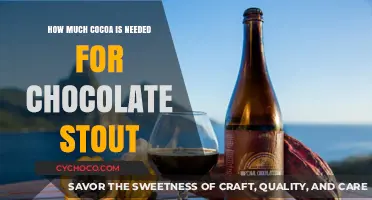 Decoding the Perfect Cocoa Quantity for Your Chocolate Stout Recipe