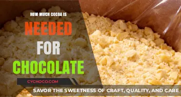 Perfect Chocolate Recipe: Understanding the Ideal Cocoa Quantity
