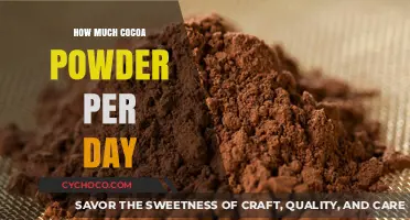 Daily Cocoa Powder Intake: Finding the Perfect Balance for Your Health