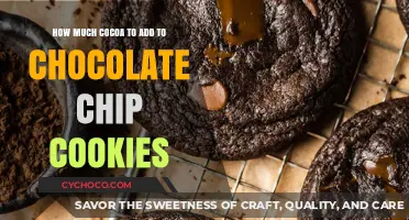 Decoding the Perfect Cocoa-to-Cookie Ratio for Chocolate Chip Bliss