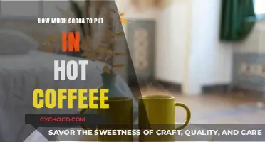 Sweetening Your Brew: The Perfect Cocoa-to-Coffee Ratio