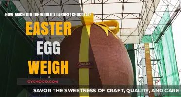 The Colossal Chocolate Marvel: Unveiling the World's Largest Easter Egg