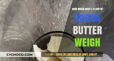 Measuring Cocoa Butter: A Guide to 1/4 Cup Weight