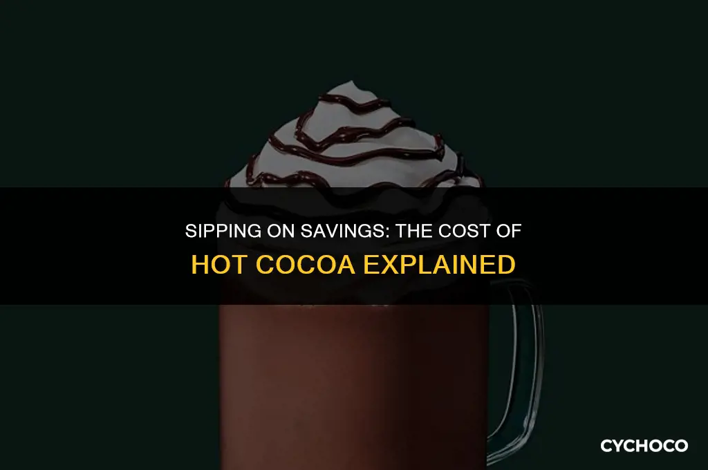 how much does hot cocoa cost