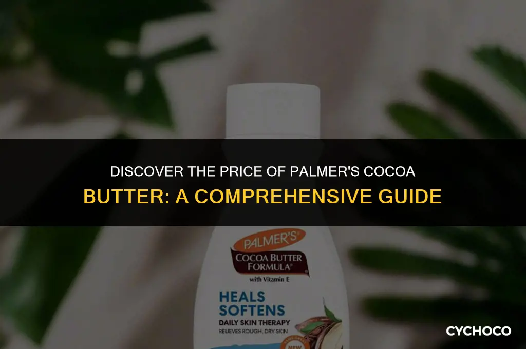 how much does palmers cocoa butter cost