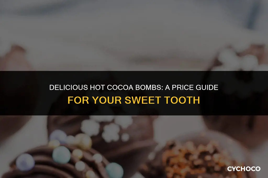 how much for hot cocoa bombs
