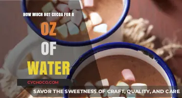 Perfecting Your Hot Cocoa: The Ideal Mix for 8 Ounces of Water