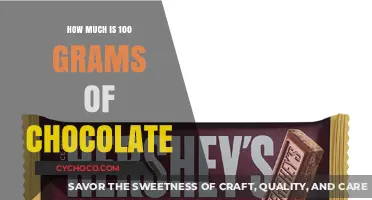 Understanding the Value and Quantity of 100 Grams of Chocolate