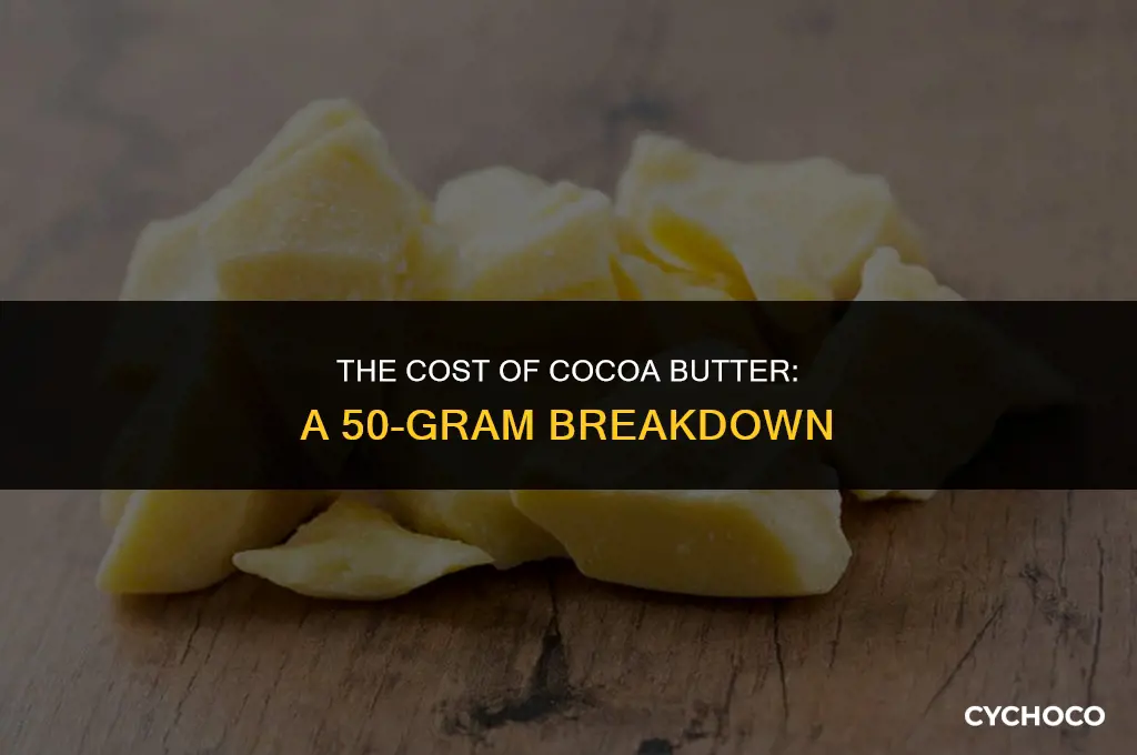 how much is 50 grams of cocoa butter
