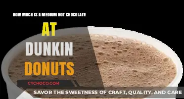 Savoring Warmth: Dunkin' Donuts Medium Hot Chocolate Price Revealed