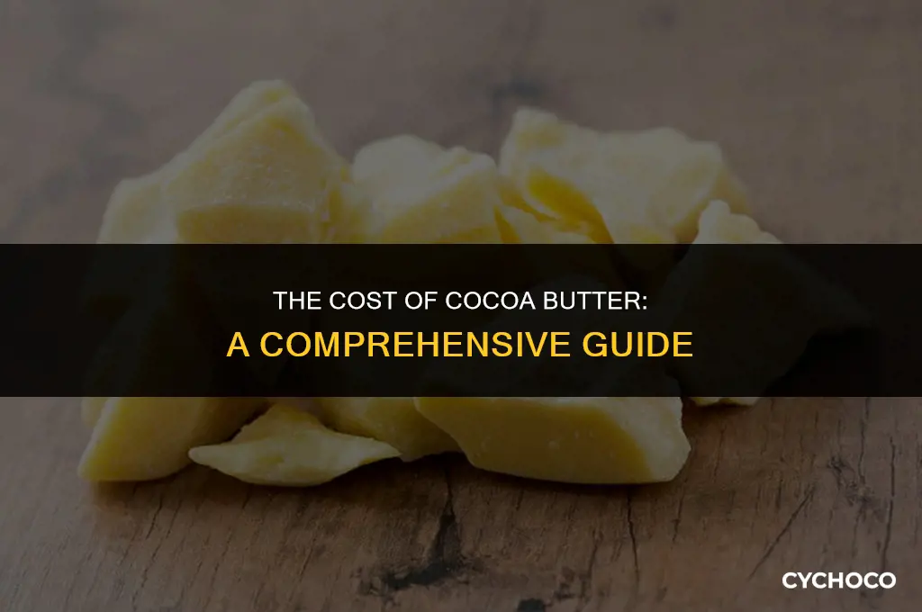 how much is cocoa butter