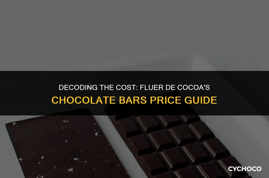 how much is fluer do cocoa s chocolate bars