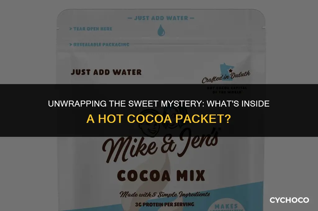 how much is in a hot cocoa packet
