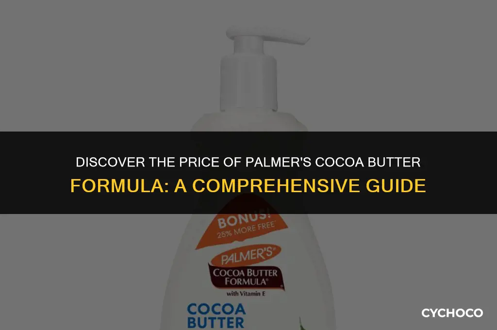 how much is palmers cocoa butter formula