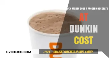 Dunkin's Frozen Chocolate Price: How Much Does It Cost?
