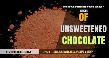 Decoding the Cocoa Conundrum: Unsweetened Chocolate to Powdered Cocoa Conversion