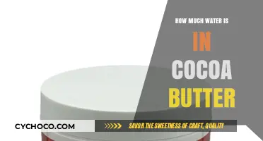 Unveiling the Hydration Secrets: Cocoa Butter's Water Content Explained