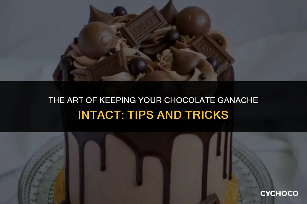 how not to split chocolate ganache