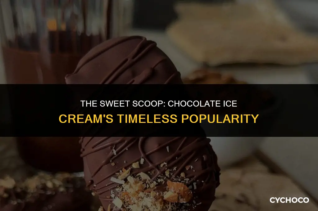 how popular is chocolate ice cream