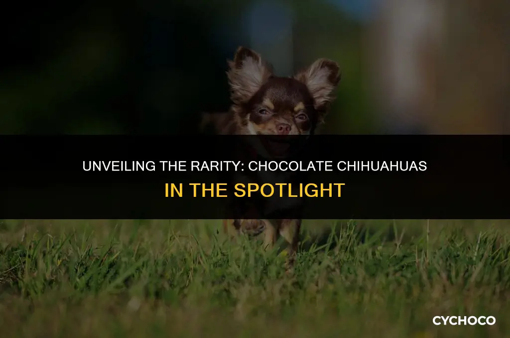 how rare is a chocolate chihuahua
