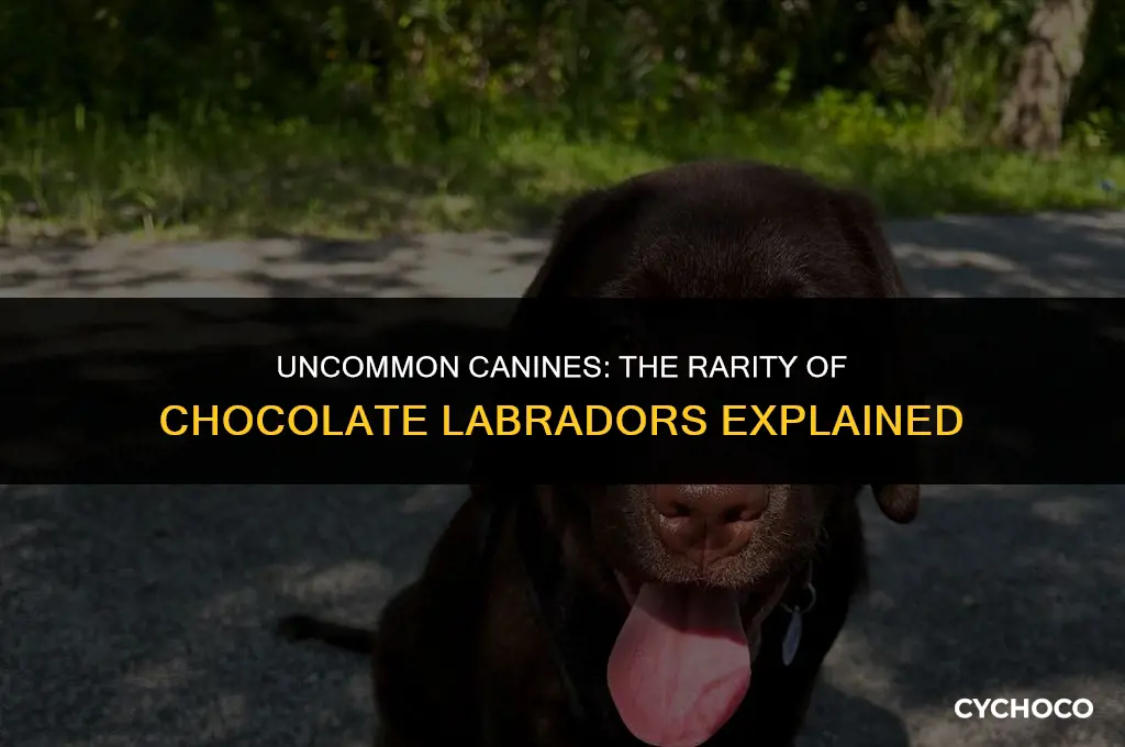 how rare is a chocolate labrador