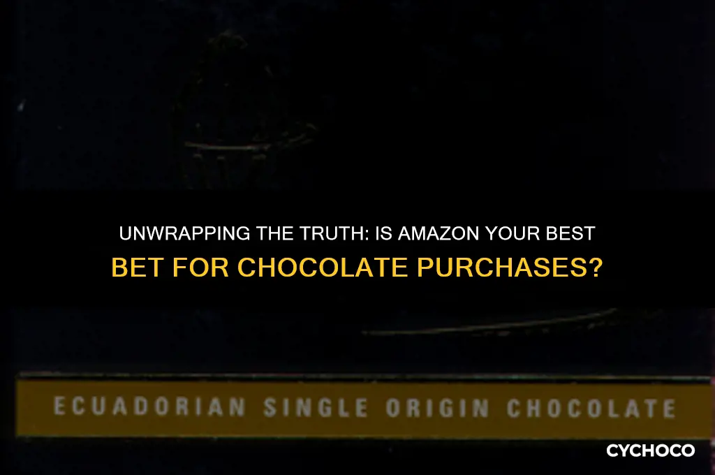 how reliable is amazon for buying chocolate
