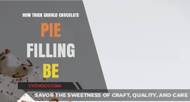 Achieving the Perfect Consistency: A Guide to Chocolate Pie Filling Thickness