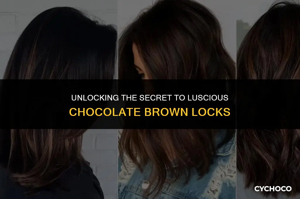 how to achieve chocolate brown hair