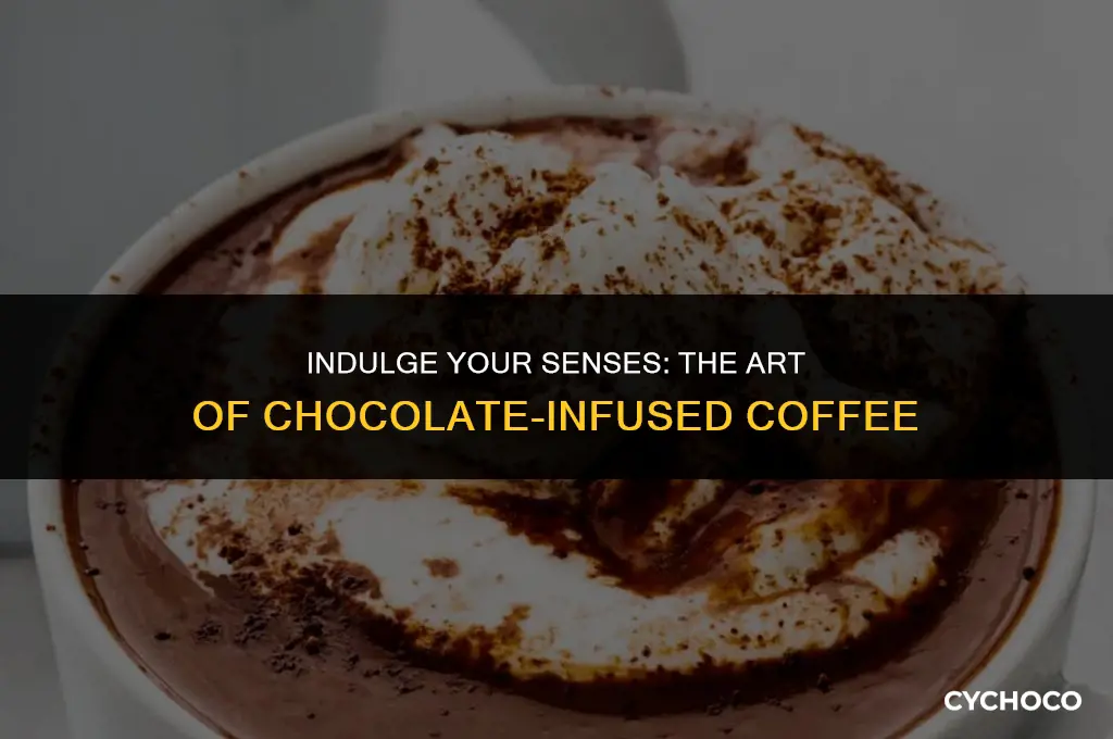 how to add chocolate flavor to coffee