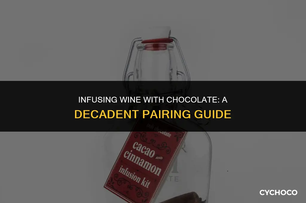 how to add chocolate flavor to wine