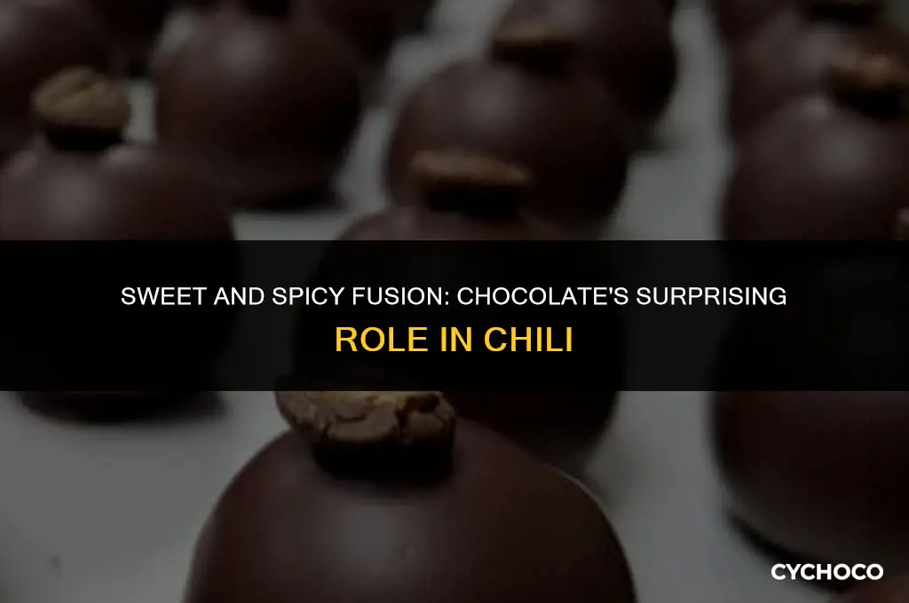 how to add chocolate to chili