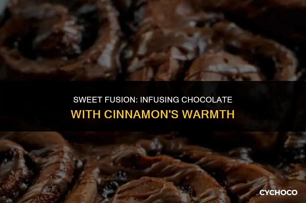 how to add cinnamon to chocolate