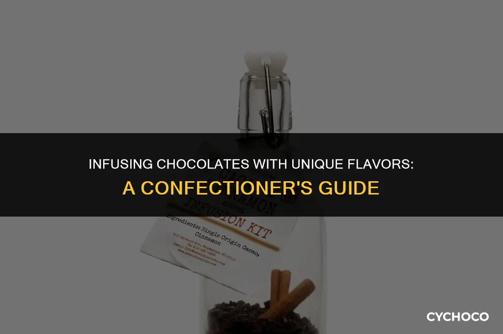 how to add flavors to chocolates