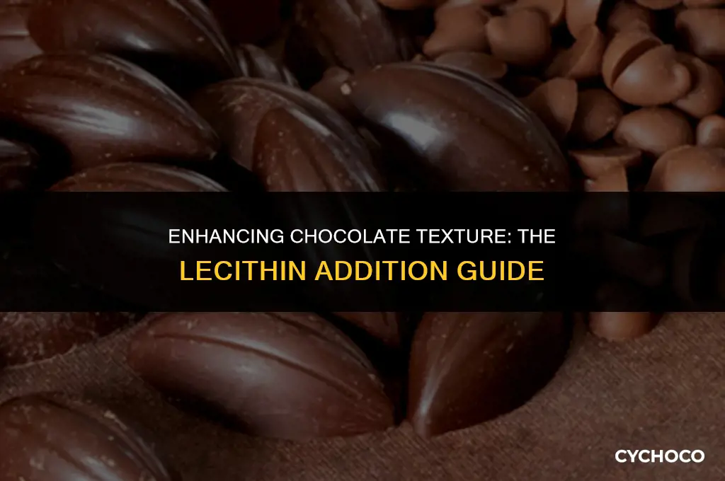 how to add lecithin to chocolate
