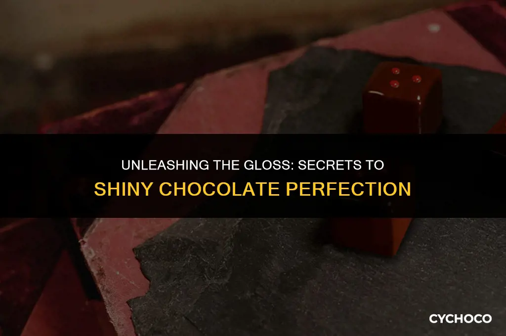 how to add shine to chocolate
