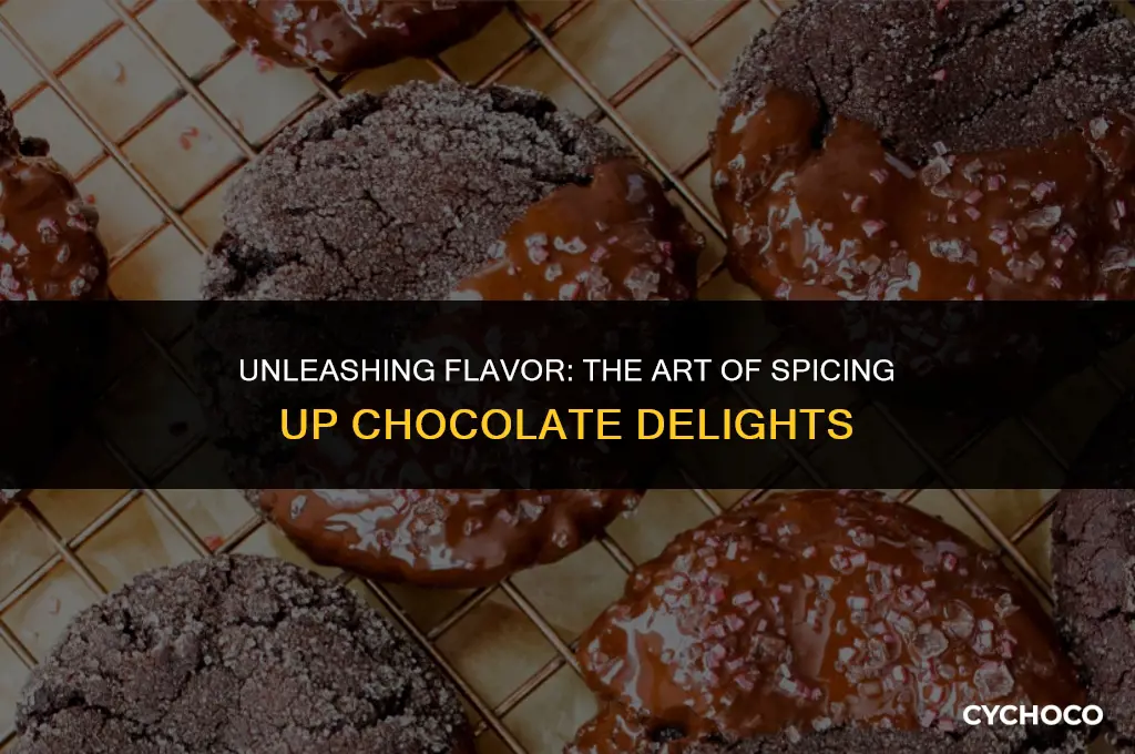 how to add spice to chocolate
