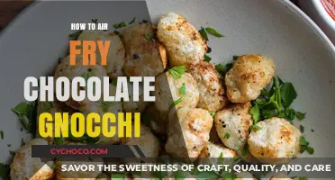Indulge in Decadence: Air-Fried Chocolate Gnocchi Delight