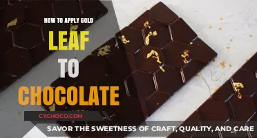 Elevate Your Confections: The Art of Applying Gold Leaf to Chocolate