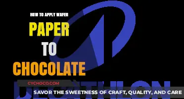 Mastering the Art of Wafer Paper Application on Chocolate Creations