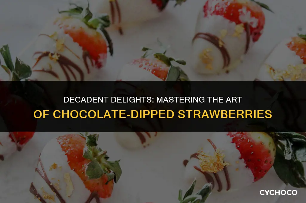 how to arrange chocolate dipped strawberries
