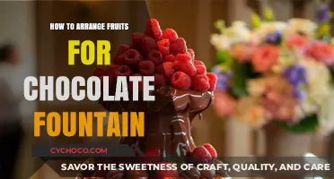 Sweet Symphony: Artfully Arranging Fruits for a Chocolate Fountain Delight