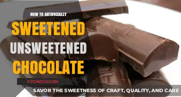 Decoding the Art of Sweetening Unsweetened Chocolate: A Confectioner's Guide